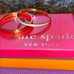 Kate Spade bangle set